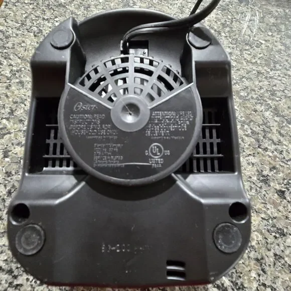 Oster Duralast Classic Blender Black Motor Base REPLACEMENT PART Tested & Work - Picture 3 of 6